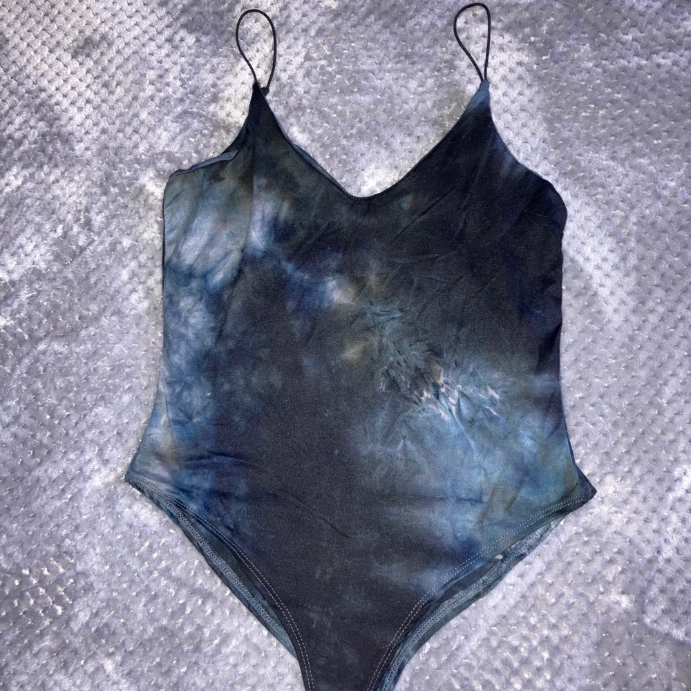 Spaghetti strap body suit.